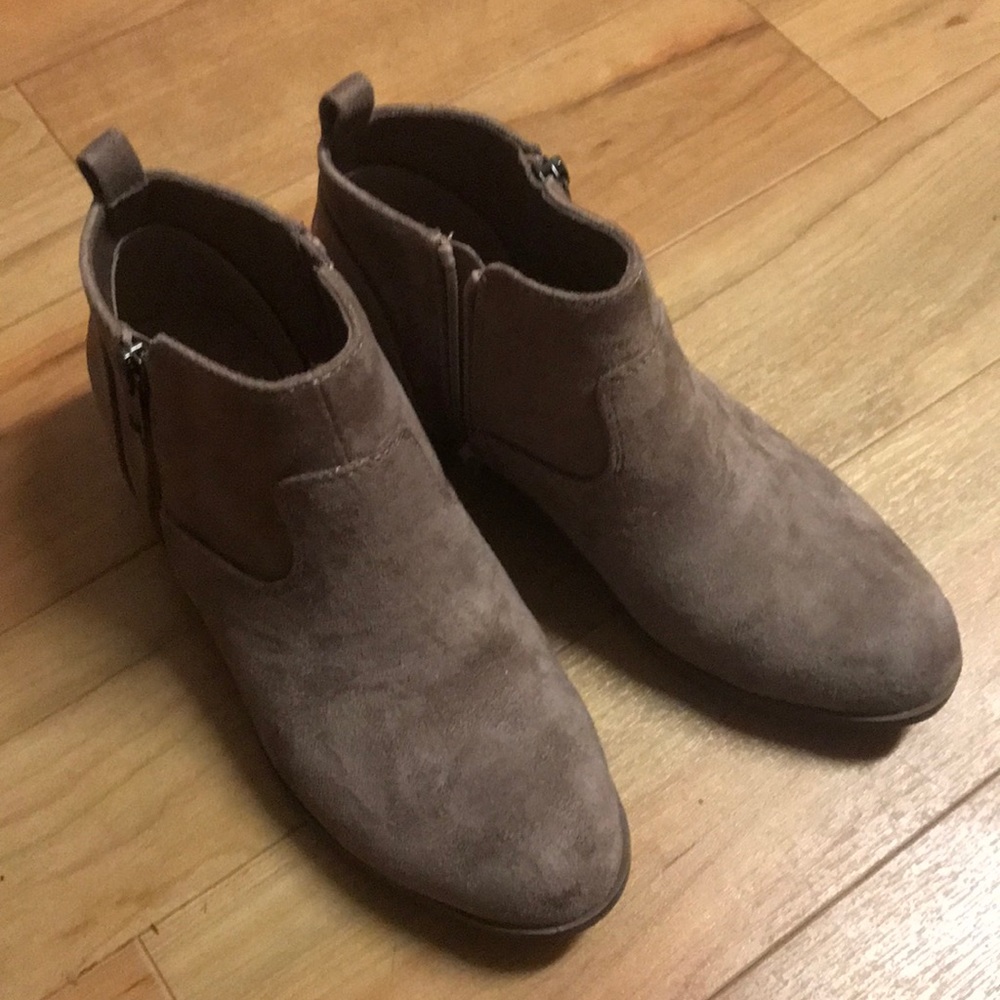 Suede Ankle Booties